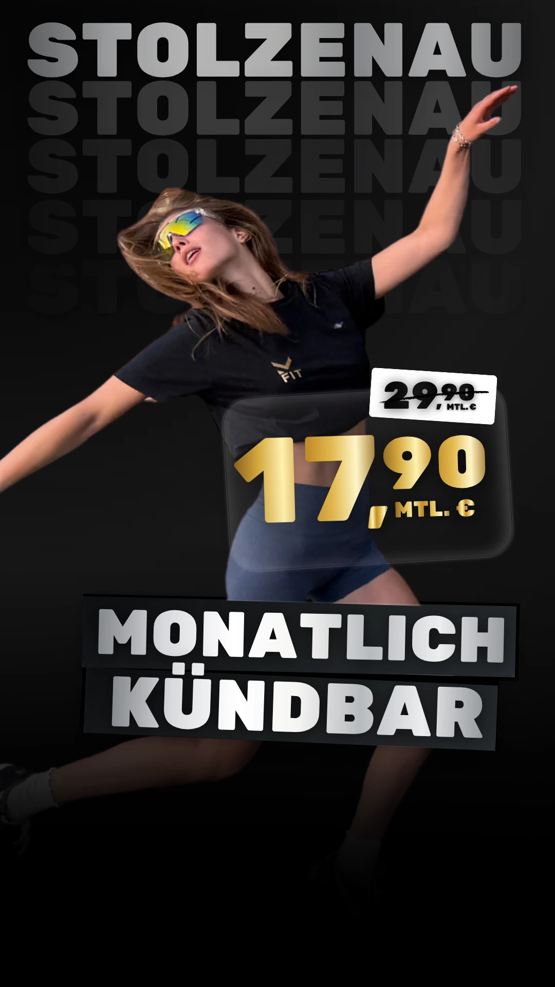 MFit Stolzenau: monatlich kündbar für 17,90 € mtl. statt 29,90 € mtl.